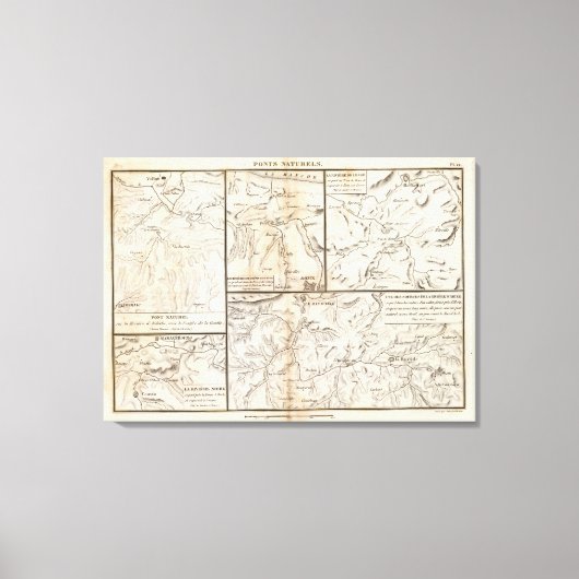 Ponts naturels leinwanddruck (Vorderseite)