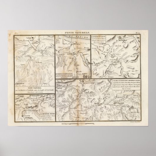 Ponts naturels poster (Vorne)