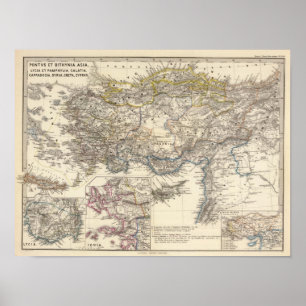 Pontus et Bithynia, Asia, Lycia et Pamphylia Poster