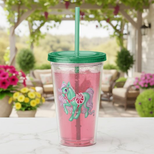 Pony Acrylic Tumbler Acryltrinkbecher