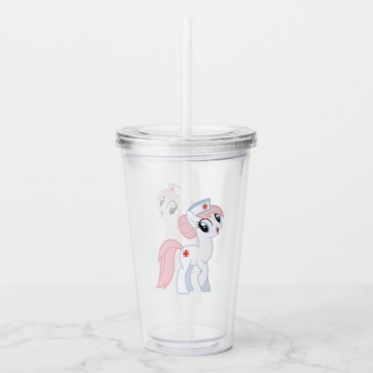 Pony Acryltrinkbecher (Vorderseite)