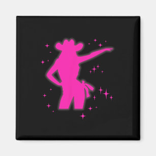 Pony and Heelses Lover Pink Girls Clubs Disco Birt Magnet