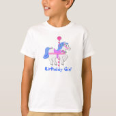 Pony Birthday gestrichen T-Shirt (Vorderseite)