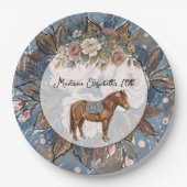 Pony Birthday Pappteller (Vorderseite)