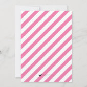 Pony Birthday Party Einladung (Rückseite)