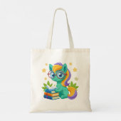 Pony Book Tote Bag für Kinder Persönliche Bezeichn Tragetasche (Rückseite)