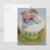 Pony cake 1 postkarte (Vorne/Hinten)