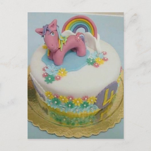 Pony cake 1 postkarte (Vorderseite)