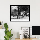 Pony Cart Girl and Dogs 1921 Poster (Heimbüro)