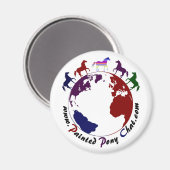 Pony Chat Magnet (Vorderseite/Rückseite)