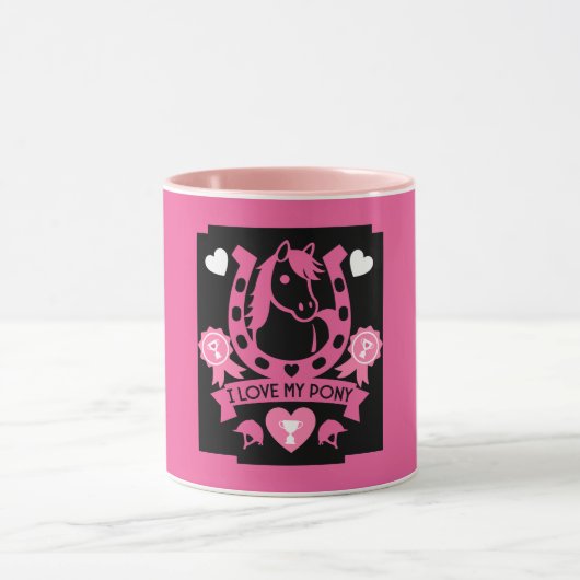 Pony Club Rider Tasse (Zentrum)
