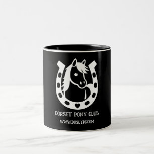 Pony Club Rider Zweifarbige Tasse