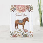 Pony Dankeskarte (Vorderseite)