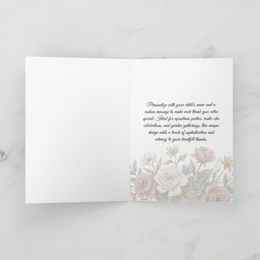 Pony Dankeskarte (Innenseite)