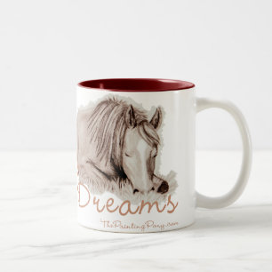 Pony Dreams Zweifarbige Tasse