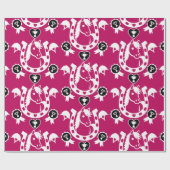 Pony Dressage Wohngestaltung Geschenkpapier (Flach)
