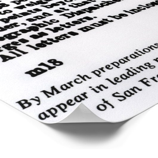 Pony Express, 9 Tage Poster (Ecke)