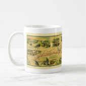 Pony Express-Karte durch William Henry Jackson Kaffeetasse (Links)