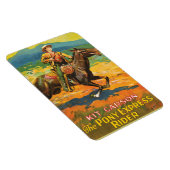 Pony Express 🌄 Kit Carson Historischer Cowboy vin Magnet (Rechte Seite)