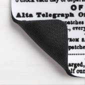 Pony Express, neun Tage Mousepad (Ecke)