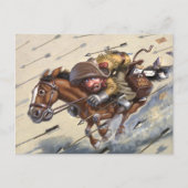 Pony Express Postkarte (Vorderseite)