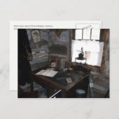 Pony Express Station Indoor Desk Area Postkarte (Vorne/Hinten)