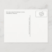 Pony Express Station Indoor Desk Area Postkarte (Rückseite)