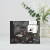 Pony Express Station Indoor Desk Area Postkarte (Stehend Vorderseite)