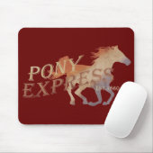 Pony Express Vintag Mousepad (Mit Mouse)