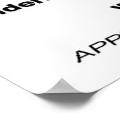 Pony-Express-Werbung Poster (Ecke)