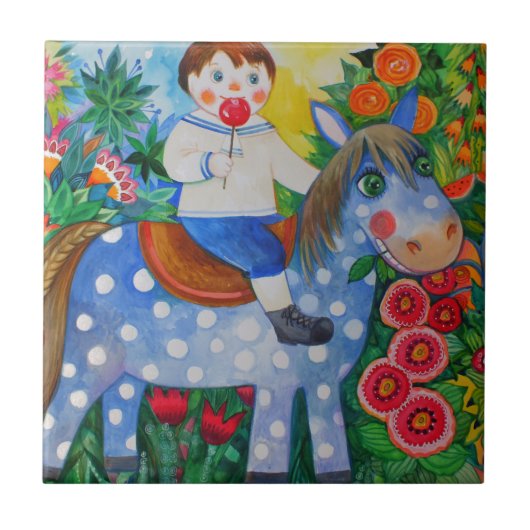 Pony Fliese (Vorderseite)