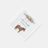 Pony Geburtstag  Serviette (Ecke)