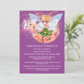 Pony-Glitzer-Girls der Prinzessin der Feenschmette Einladung (Stehend Vorderseite)