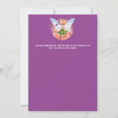 Pony-Glitzer-Girls der Prinzessin der Feenschmette Einladung (Rückseite)