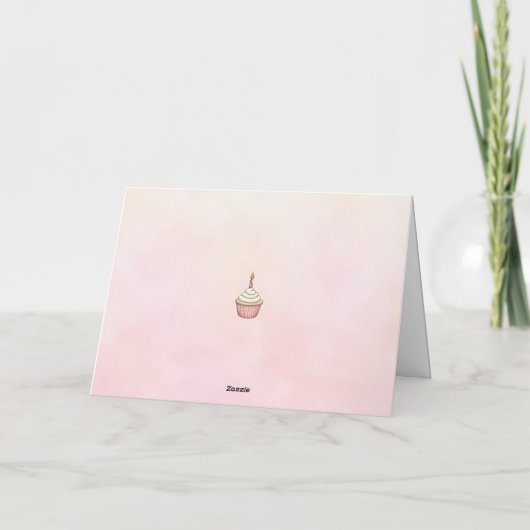 Pony Hintern "Ich bin ein bisschen dahinter" Belat Karte (Rückseite)