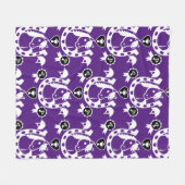 Pony Horse Zuhause Fleecedecke (Vorderseite (Horizontal))