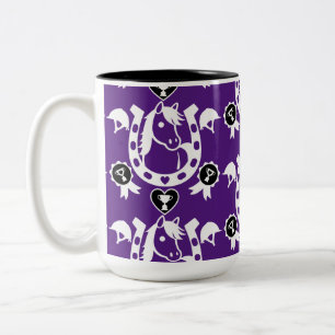 Pony Horse Zuhause Zweifarbige Tasse