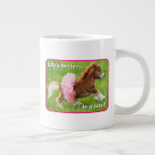 Pony in Tutu Jumbo-Tasse (Rechts)