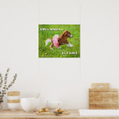 Pony in Tutu Poster (Küche)