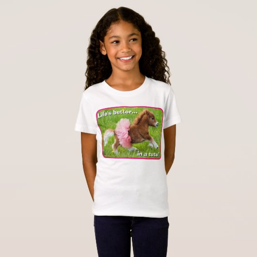 Pony in Tutu T-Shirt (Vorne ganz)