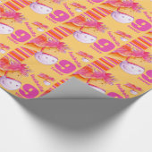 Pony kids 9. Geburtstag Stripping Geschenkpapier (Ecke)