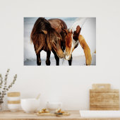 Pony Liebe Poster (Küche)