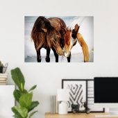 Pony Liebe Poster (Heimbüro)