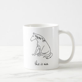 Pony-Linien - dieses ist Nizza Kaffeetasse
