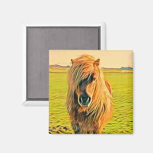 Pony Magnet (Vorderseite/Rückseite)