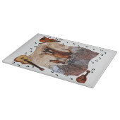 Pony-Musik-Schneidebrett Schneidebrett (Ecke)