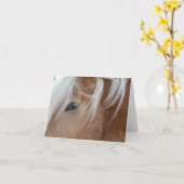 Pony notecard karte (Gelbe Blume)