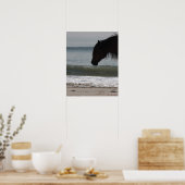 Pony on Beach Poster (Küche)