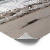 Pony on Beach Poster (Ecke)