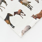 Pony-Party-Fleece-Decke (wählen Sie Farbe) Fleecedecke (Ecke)